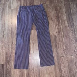 Vintage striped semi bell bottom